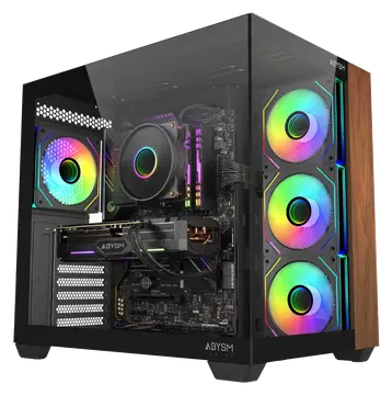 Abysm Gaming Caja ATX Danube SAVA Nature 285B Black