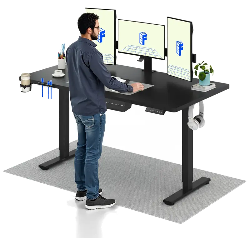 FLEXISPOT Escritorio Elevable 160x60