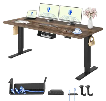 FLEXISPOT Escritorio Elevable Eléctrico 160x80 Doble Motor