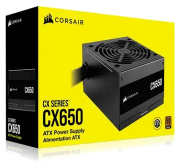 Corsair CX650 80 Plus Bronce no Modular de bajo Ruido ATX 650 W Fuente de