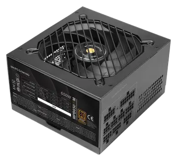 Mars Gaming MPB650SIM Fuente PC ATX 650W Full Modular 7 Años Garantía