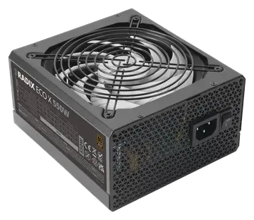 Tacens Radix Eco X 550 Fuente ATX 550W 80 Plus Bronze 6 Años Garantía Negro