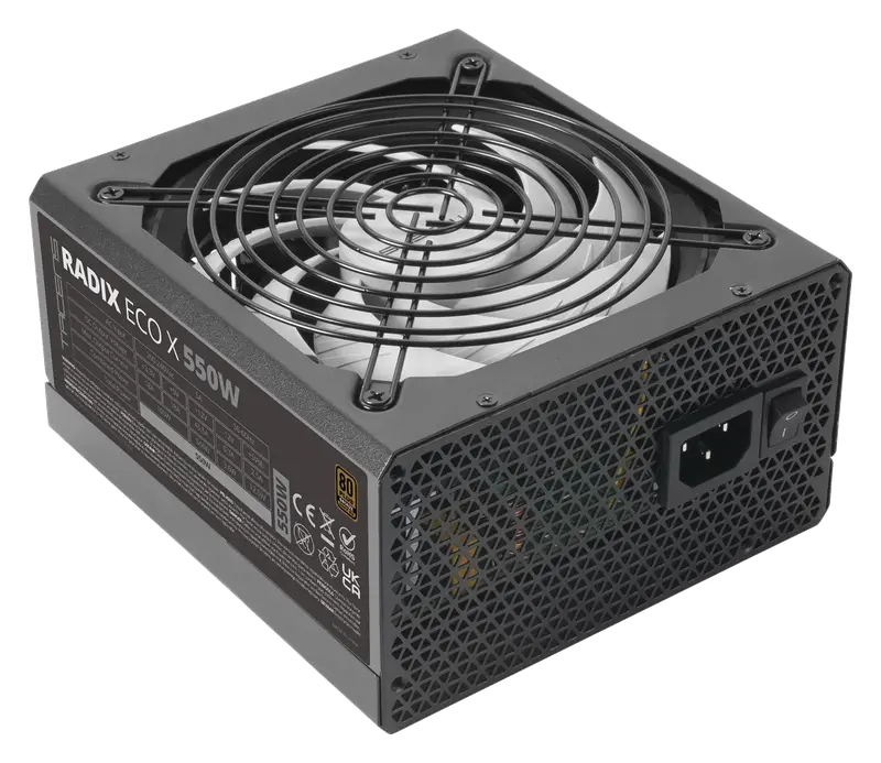Tacens Radix Eco X 550 Fuente ATX 550W 80 Plus Bronze 6 Años Garantía Negro