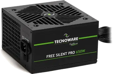 Tecnoware Power Systems Fuente de Alimentación Free Silent Pro ATX 650W para PC