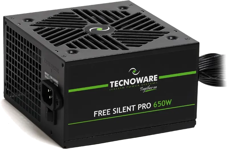 Tecnoware Power Systems Fuente de Alimentación Free Silent Pro ATX 650W para PC