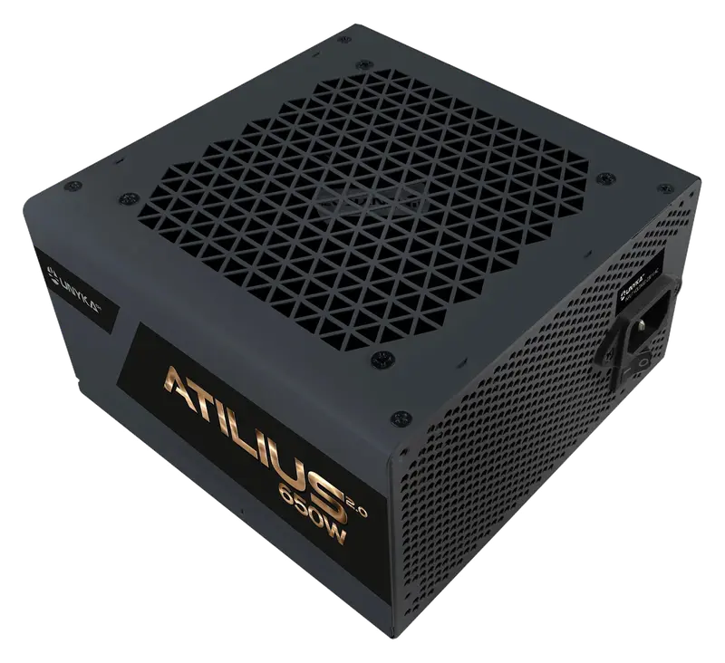 UNYKAch Fuente de Alimentación ATX ATILIUS 2.0 650W Black 80 Plus Bronze y