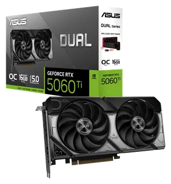 ASUS Dual GeForce RTX 5060 Ti 16GB GDDR7 OC Edition