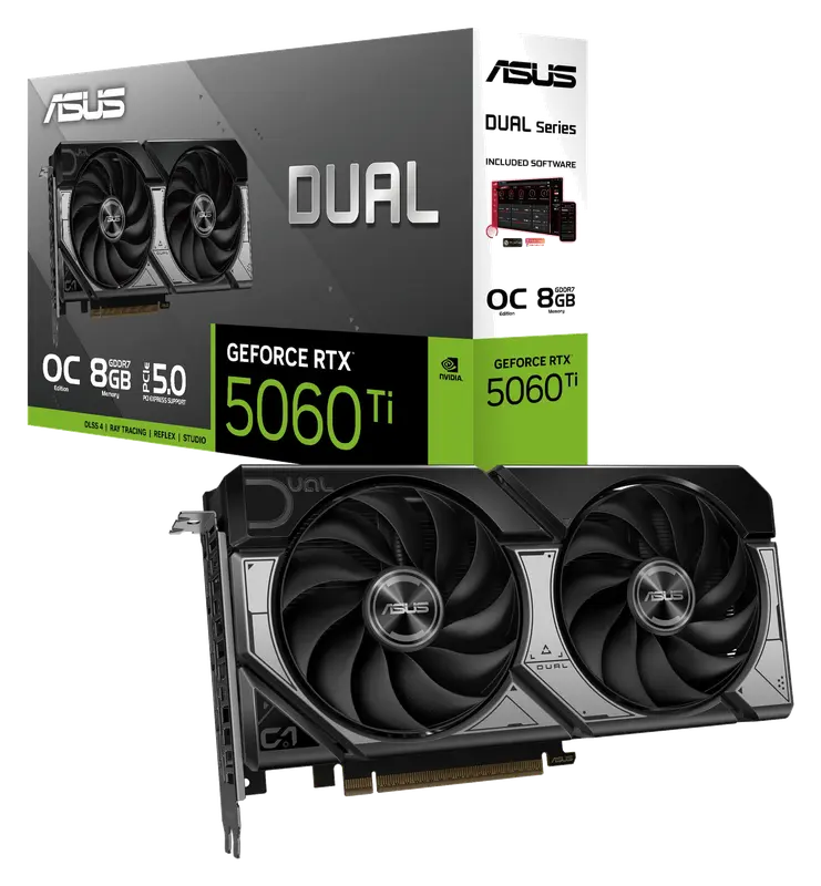 ASUS Dual GeForce RTX 5060 Ti 8GB GDDR7 OC Edition