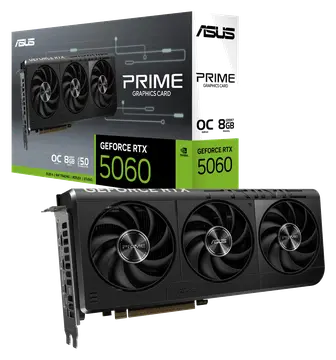 ASUS Prime GeForce RTX 5060 8 GB GDDR7 OC Edition Tarjeta gráfica Compatible
