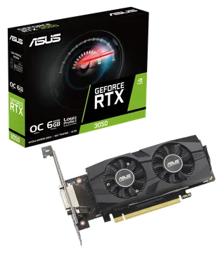 ASUS Tarjeta gráfica geforce RTX 3050 LP BRK OC Edition/ 6gb gddr6/ Compatible