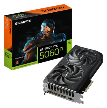 GIGABYTE GeForce RTX 5060 Ti WINDFORCE 8G Tarjeta Gráfica