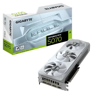 GIGABYTE GeForce RTX 5070 Eagle OC Ice SFF 12G Tarjeta Gráfica
