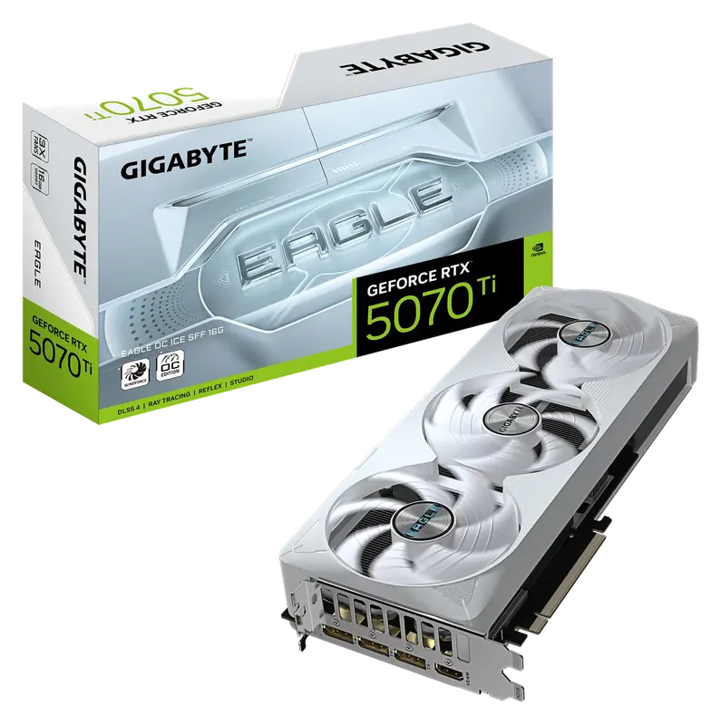 GIGABYTE GeForce RTX 5070 Ti Eagle OC Ice SFF 16G Tarjeta Gráfica