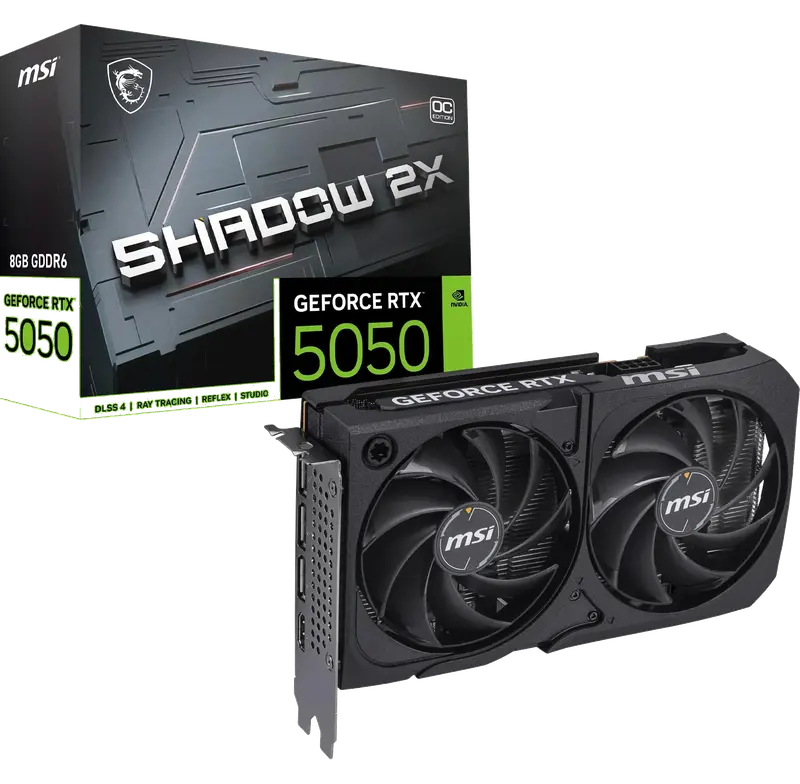 MSI GeForce RTX 5050 8G Shadow 2X OC