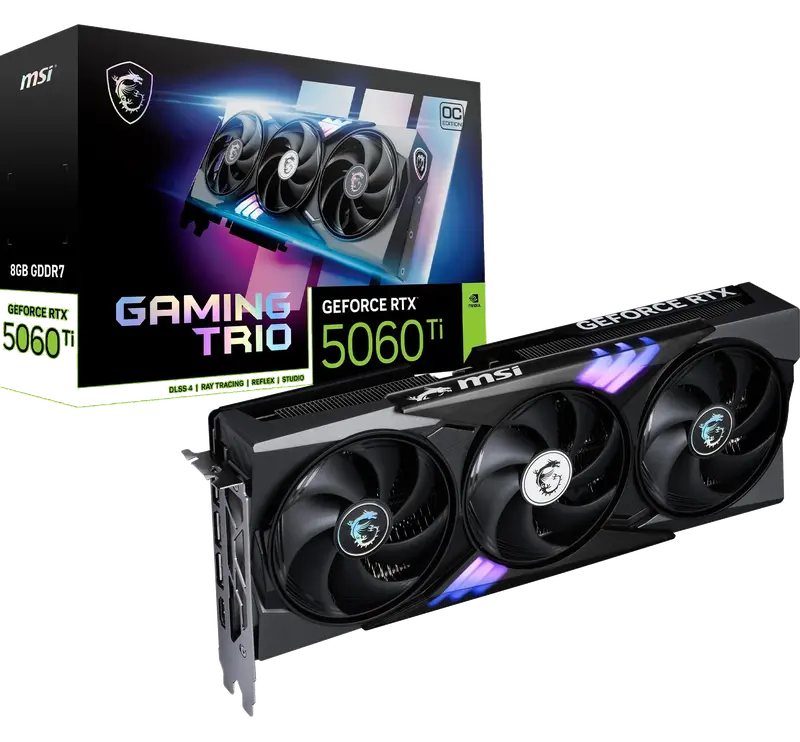 MSI GeForce RTX 5060 Ti 8G Gaming Trio OC