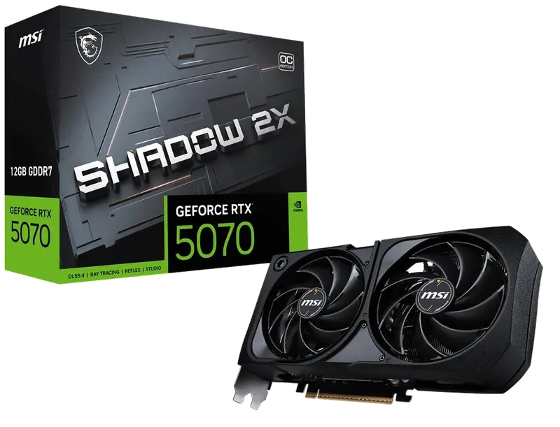 MSI GeForce RTX 5070 12G Shadow 2X OC