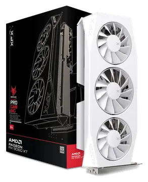 XFX Mercury AMD Radeon RX 9060XT OC White Gaming Edition con 16 GB GDDR6 HDMI