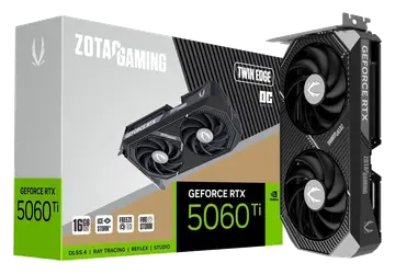 ZOTAC VGA RTX 5060TI 16 GB Twin Edge OC GDDR7 Tarjeta Gráfica