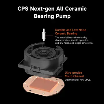 PCCOOLER CPS DE360 Max BK AIO 360mm Flüssigkeitskühlsystem mit