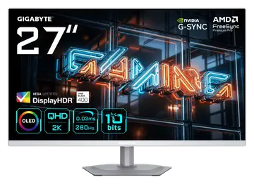 GIGABYTE MO27Q2A Ice Monitor Gaming OLED 27” 2K QHD