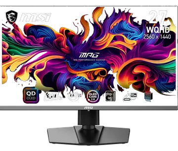 MSI MPG 271QRX QD-OLED 26,5" WQHD Monitor Gaming