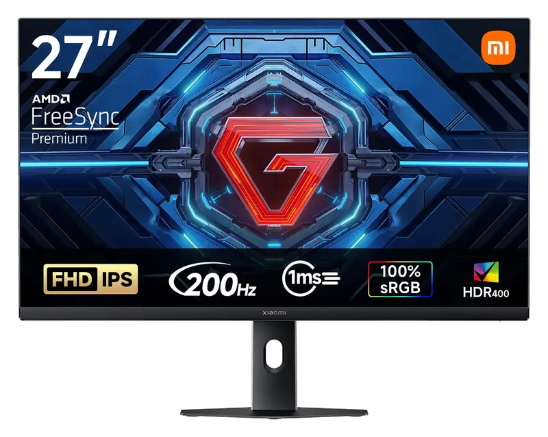 XIAOMI Monitor Gaming 27Pulgadas,200Hz,1ms GTG,FreeSync Premium,P27FDA-RGGL