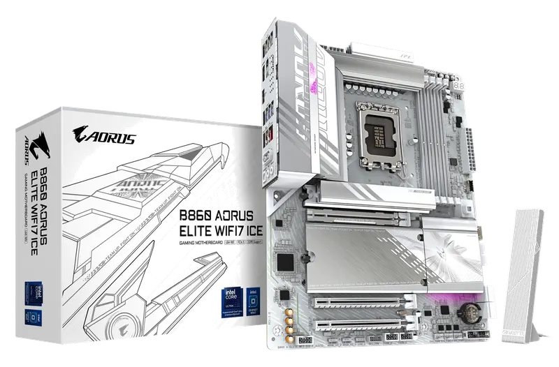 GIGABYTE B860 AORUS Elite WIFI7 ICE Intel Core Ultra