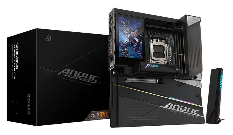 GIGABYTE X870E AORUS Xtreme X3D AI Top Placa Base