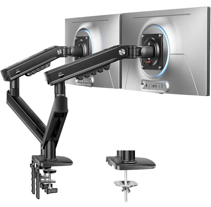 HUANUO Soporte Monitor Doble para Pantallas de 13 a 32"