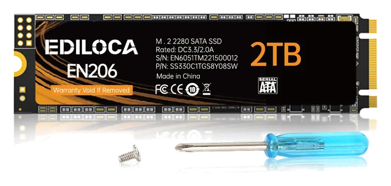 Ediloca EN206 2TB 3D NAND M.2 SSD