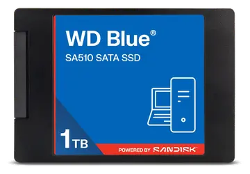 WD Blue SA510 SATA SSD Disco de Almacenamiento Interno de 2,5”/7 mm 500 GB
