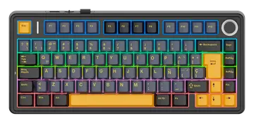 EPOMAKER Aula F75 ISO-ES Teclado Gaming Mecánico de 3 Modos