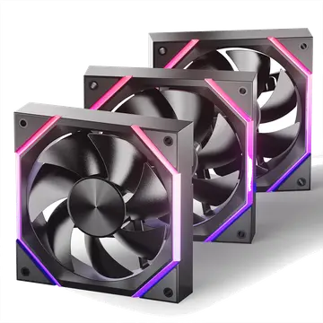 AsiaHorse Nyota ARGB Ventilador PC 120MM [3 Piezas] [HDB] Ventilador RGB de